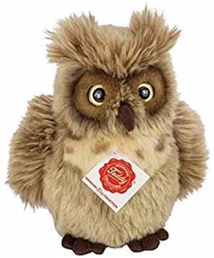 Cover Teddy Hermann 94163 - Eule graubraun, Waldtiere, Plüschtier, Stofftier, 17 cm