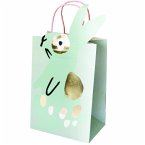 Geschenktüte Ostern, Hase, Mint, FSC Mix