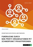 Fundraising durch Non-Profit-Organisationen mit Schwerpunkt Privatpersonen in Deutschland Fundraising durch Non-Profit-Organisationen mit Schwerpunkt Privatpersonen in Deutschland