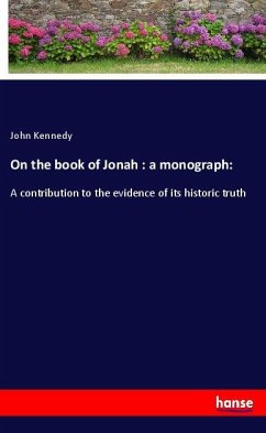 Cover On the book of Jonah : a monograph: