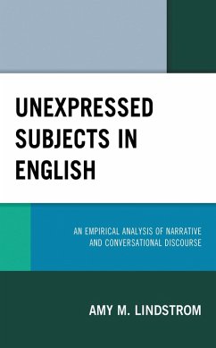 Cover Unexpressed Subjects in English (eBook, ePUB)