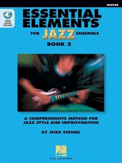 Essential Elements for Jazz Ensemble Book 2 - Guitar - Steinel, Mike