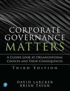Corporate Governance Matters - Larcker, David; Tayan, Brian