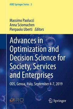 Advances in Optimization and Decision Science for Society, Services and Enterprises (eBook, PDF)