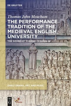 Cover The Performance Tradition of the Medieval English University (eBook, ePUB)