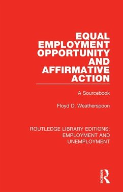 Equal Employment Opportunity and Affirmative Action - Weatherspoon, Floyd D