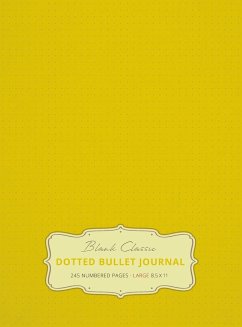 Large 8.5 x 11 Dotted Bullet Journal (Banana #5) Hardcover - 245 Numbered Pages - Blank Classic