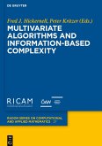 Multivariate Algorithms and Information-Based Complexity