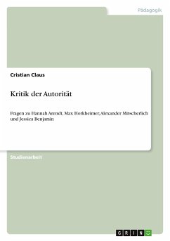 Kritik der Autorität - Claus, Cristian