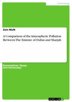 A Comparison of the Atmospheric Pollution Between The Emirate of Dubai and Sharjah (eBook, PDF)