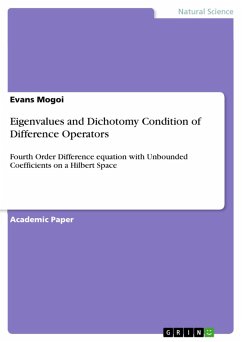 Eigenvalues and Dichotomy Condition of Difference Operators (eBook, PDF)