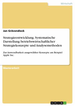 Strategieentwicklung. Systematische Darstellung betriebswirtschaftlicher Strategiekonzepte und Analysemethoden (eBook, PDF) - Grävendieck, Jan