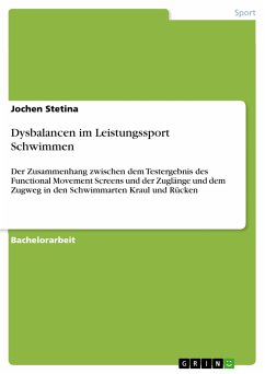 Dysbalancen im Leistungssport Schwimmen (eBook, PDF)