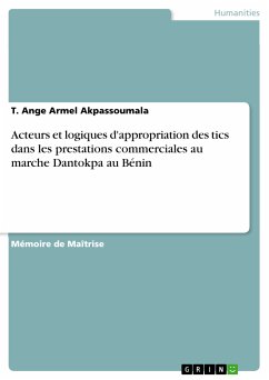 Acteurs et logiques d'appropriation des tics dans les prestations commerciales au marche Dantokpa au Bénin (eBook, PDF)