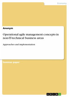 Operational agile management concepts in non-IT-technical business areas (eBook, PDF)