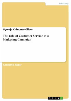 The role of Costumer Service in a Marketing Campaign (eBook, PDF)