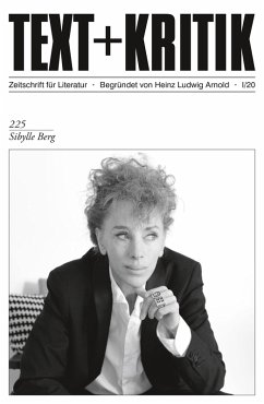 TEXT + KRITIK 225 - Sibylle Berg (eBook, PDF)