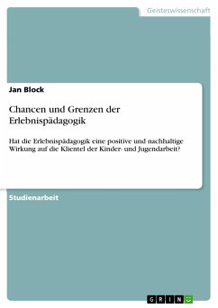 Chancen und Grenzen der Erlebnispädagogik (eBook, PDF)