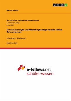 Situationsanalyse und Marketingkonzept für eine fiktive Zahnarztpraxis (eBook, PDF)