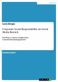 Corporate Social Responsibility im Social Media Bereich (eBook, PDF)