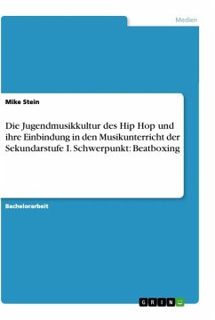 Die Jugendmusikkultur des Hip Hop und ihre Einbindung in den Musikunterricht der Sekundarstufe I. Schwerpunkt: Beatboxing