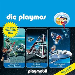 Die Playmos - Das Original Playmobil Hörspiel, Die große Weltall-Box, Folgen 29, 36, 48 (MP3-Download) - Fickel, Florian; Rost, Simon X.