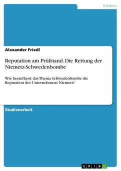 Reputation am Prüfstand. Die Rettung der Niemetz-Schwedenbombe (eBook, PDF)
