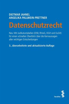 Datenschutzrecht - Jahnel, Dietmar;Pallwein-Prettner, Angelika