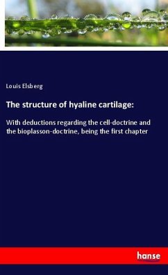 Cover The structure of hyaline cartilage: