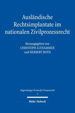 Ausländische Rechtsimplantate im nationalen Zivilprozessrecht (eBook, PDF)