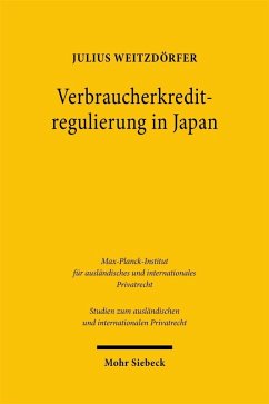 Cover Verbraucherkreditregulierung in Japan (eBook, PDF)