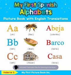 Cover My First Spanish Alphabets Picture Book with English Translations