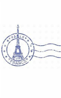 paris France postage stamp creative blank page journal - Huhn, Michael