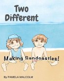 Two Different- Making Sandcastles: Fun Childrens Books Differences Siblings Twins getting along