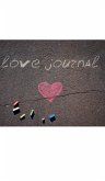 Love chalk valentine's blank journal