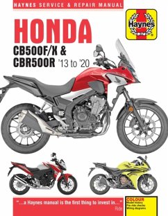 Honda CB500F/X & CBR500R update (13 -20) - Coombs, Matthew