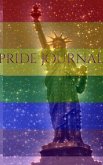 Pride Rainbow statue of liberty creative blank journal