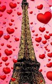 Paris eiffel tower glitter glitter red hearts creative blank journal sir Michael designer edition
