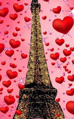 Paris eiffel tower glitter glitter red hearts creative blank journal sir Michael designer edition - Huhn, Michael