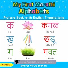 Cover My First Marathi Alphabets Picture Book with English Translations