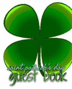 Saint patrick's Day shamrock blank guest book - Huhn, Michael