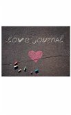 Love chalk valentine's blank journal