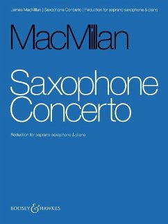 Saxophone Concerto: Reduction for Soprano Saxophone and Piano