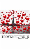 I love New York statue of liberty Valentine's edition red hearts creative blank journal