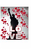 Statue Of Liberty Valentine's heart creative blank love journal
