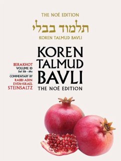 Koren Talmud Bavli, Berkahot Volume 1d, Daf 51b-64a, Noe Color Pb, H/E - Steinsaltz, Adin
