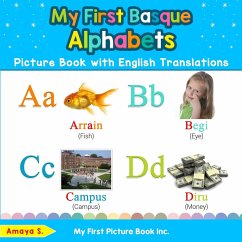 My First Basque Alphabets Picture Book with English Translations - S, Amaya