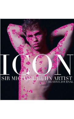 New York City ICON Sir Michael Huhn self portrait Artist glitter creative blank Journal - Huhn, Michael