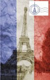 Eiffel Tower French Flag vintage creative blank Journal