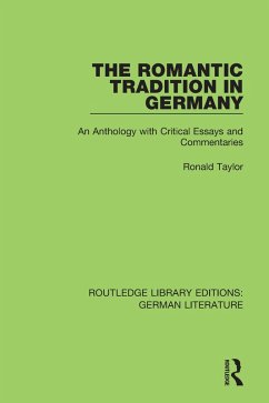 The Romantic Tradition in Germany (eBook, PDF) - Taylor, Ronald